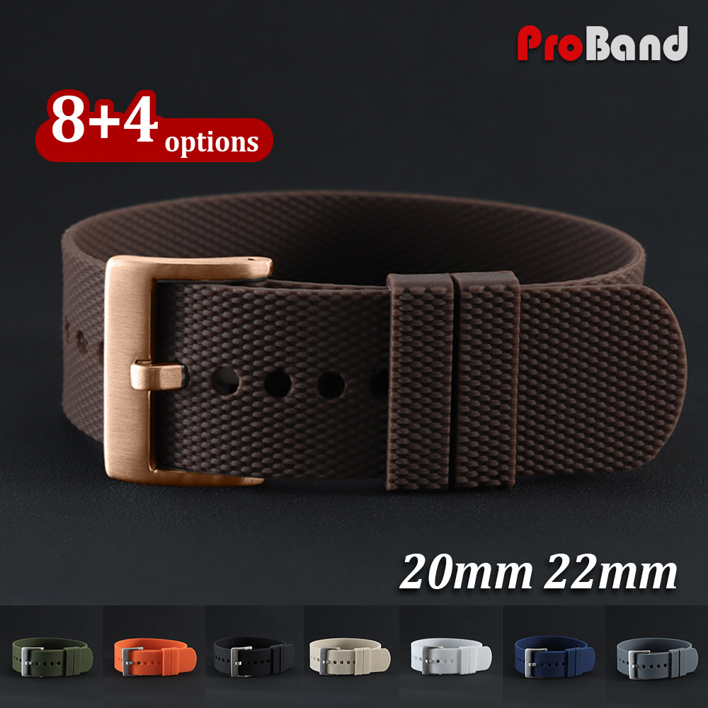 Nato Strap Nylon - Sports One Piece Silicone Watch Straps