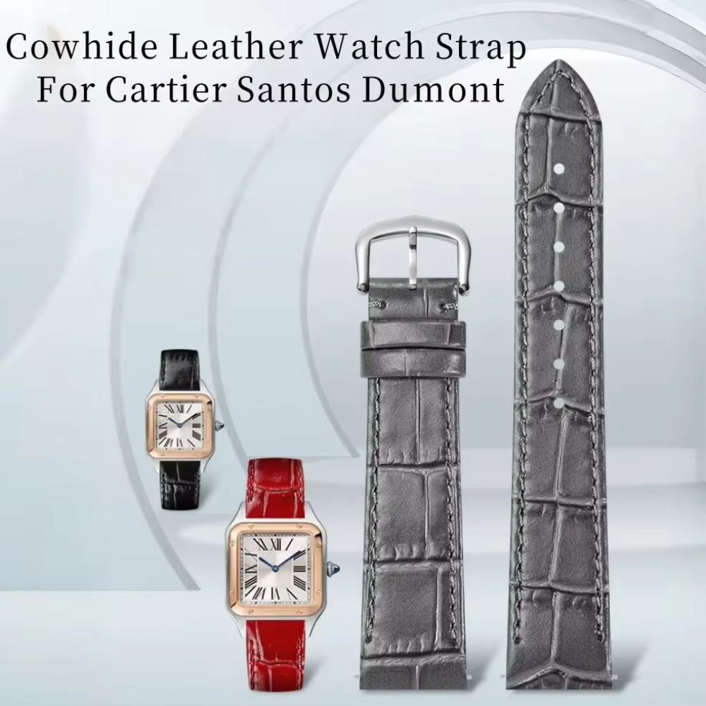 15.5mm 17.5mm 19mm Alligator P - Cartier Watch Santos recension och pris