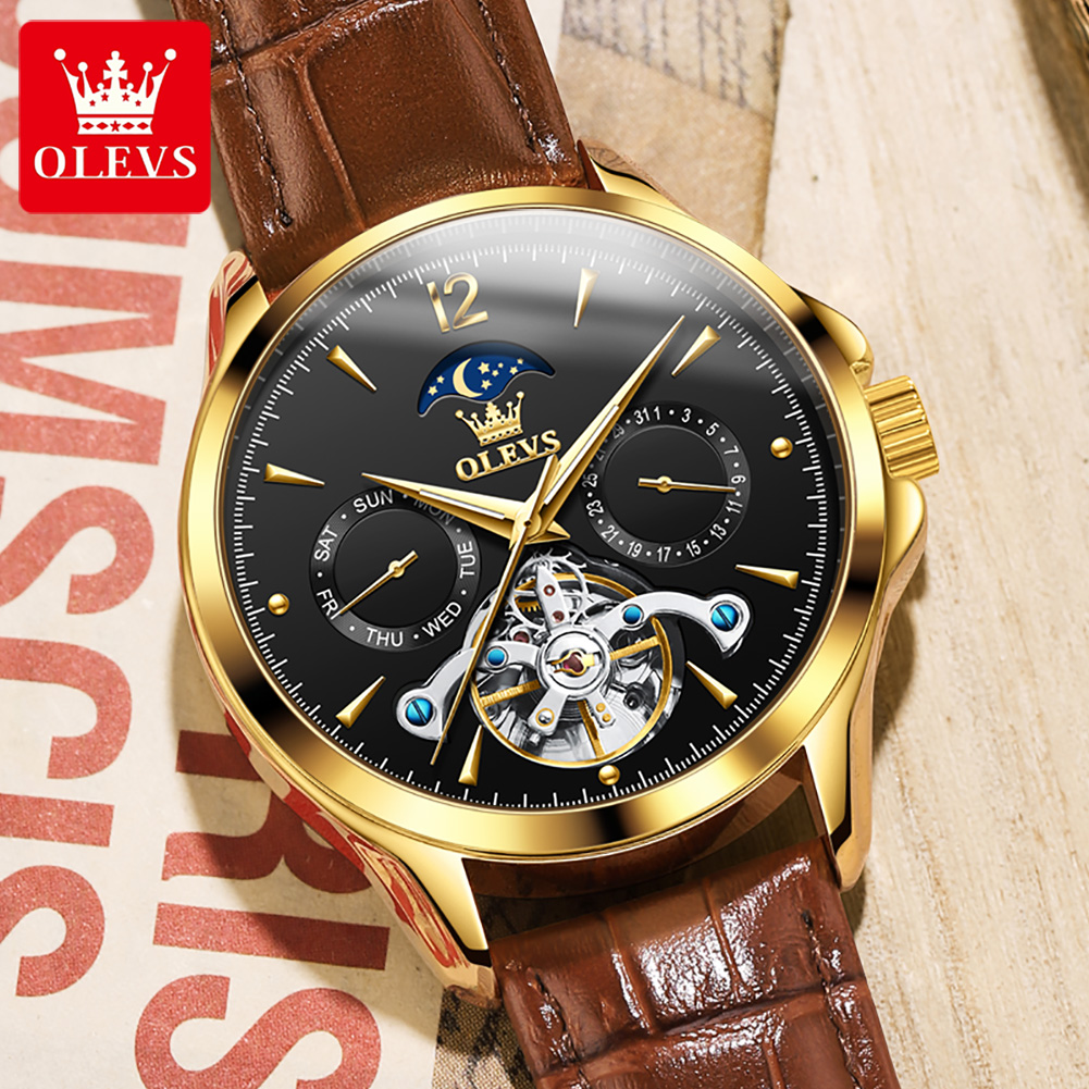 OLEVS 6663 Mens Watch Original - Seiko Watch Presage recension och pris