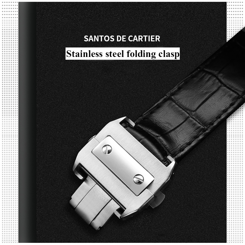 High Quality Cowhide Watch Str - Cartier Watch Santos recension och pris