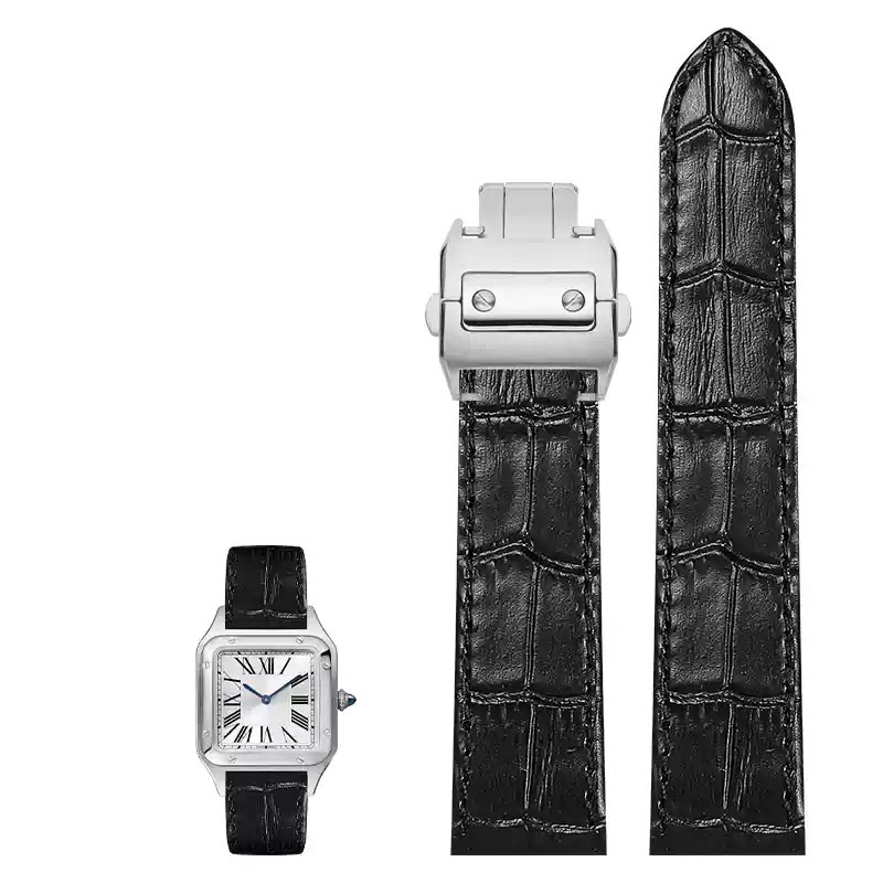 20mm 23mm Genuine Leather Watc - Cartier Watch Santos recension och pris