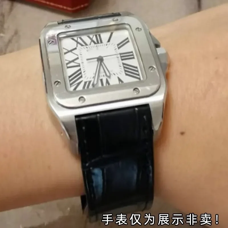 20mm 23mm Genuine Leather Watc - Cartier Watch Santos recension och pris