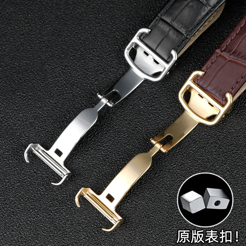Watchband Genuine Leather Watc - Cartier Watch Tank recension och pris
