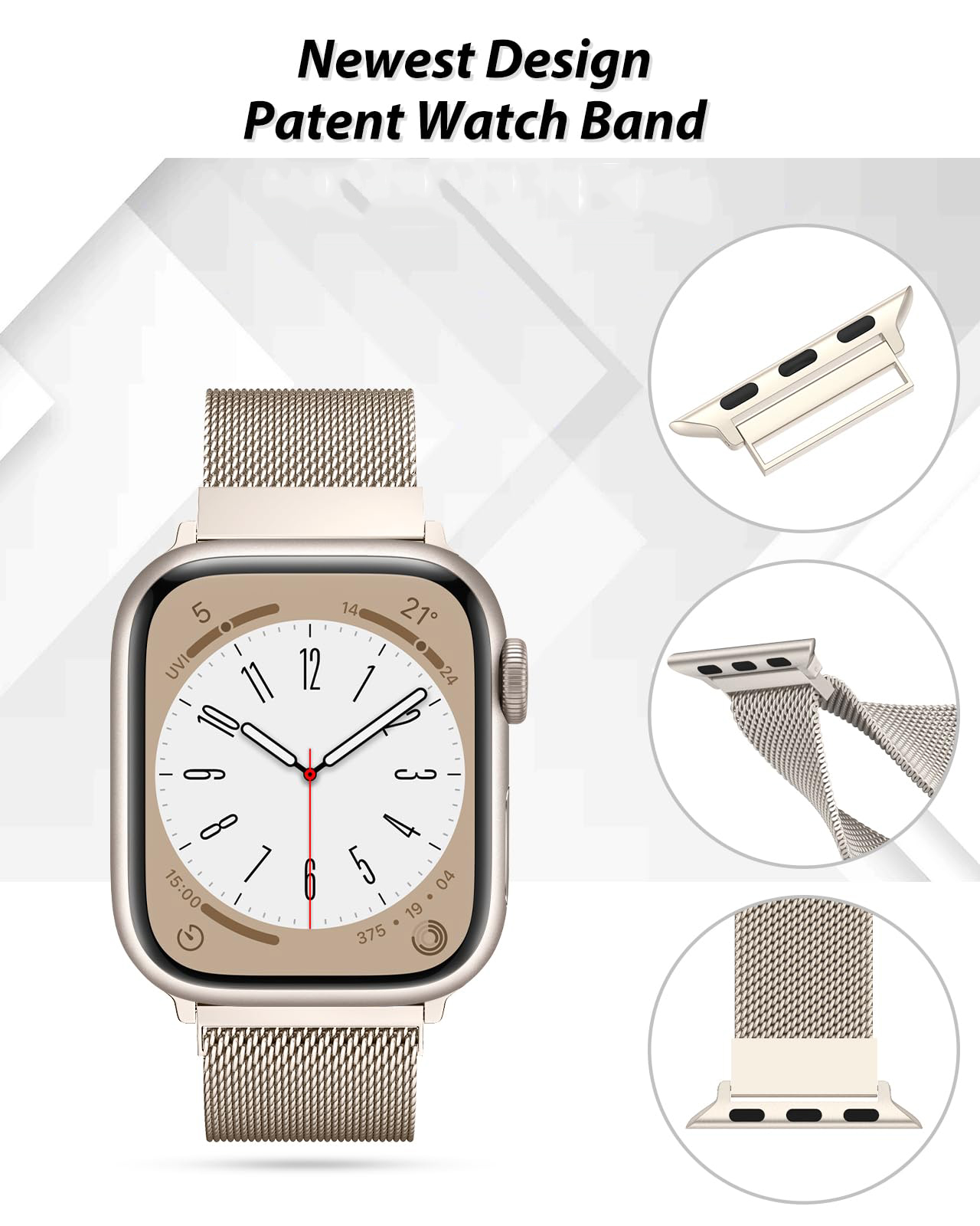 Milanese Strap For apple Watch - Milanese Loop Magnetic recension och pris