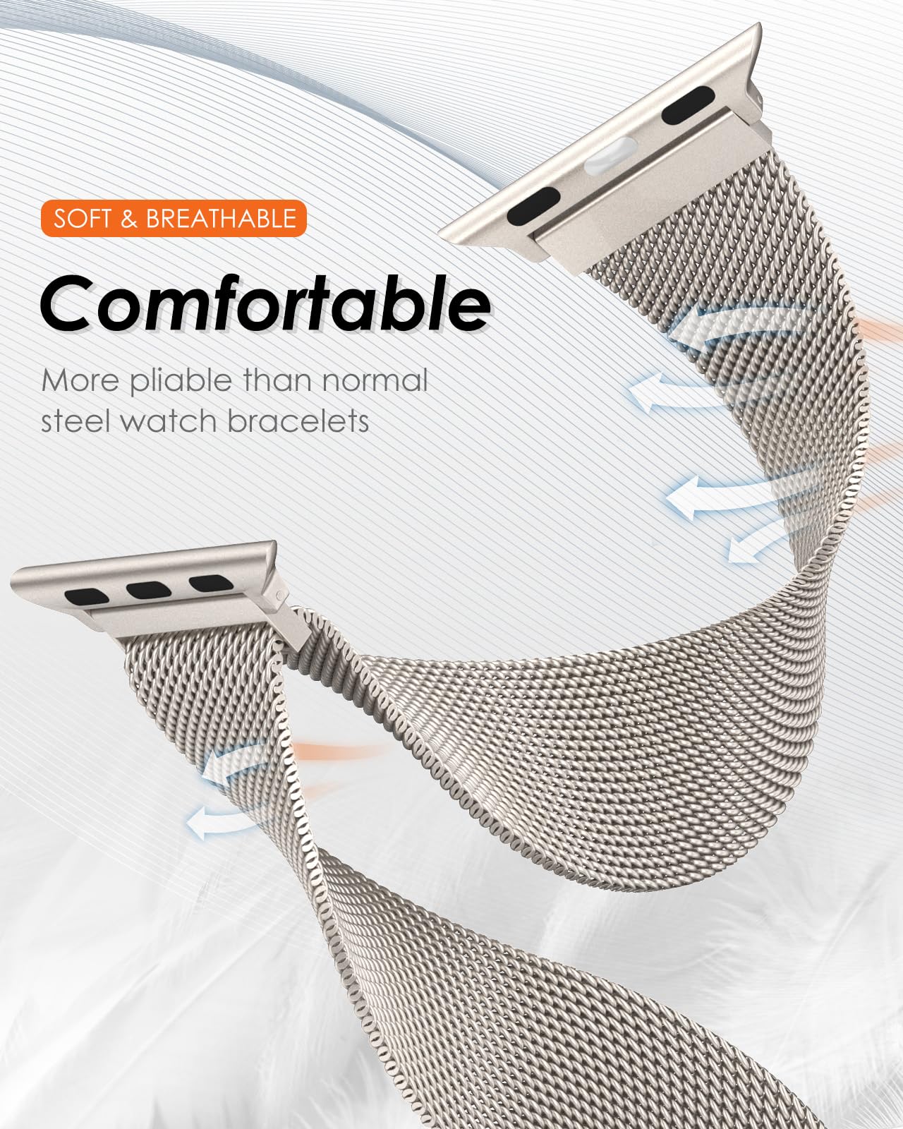 Milanese Strap For apple Watch - Milanese Loop Magnetic recension och pris