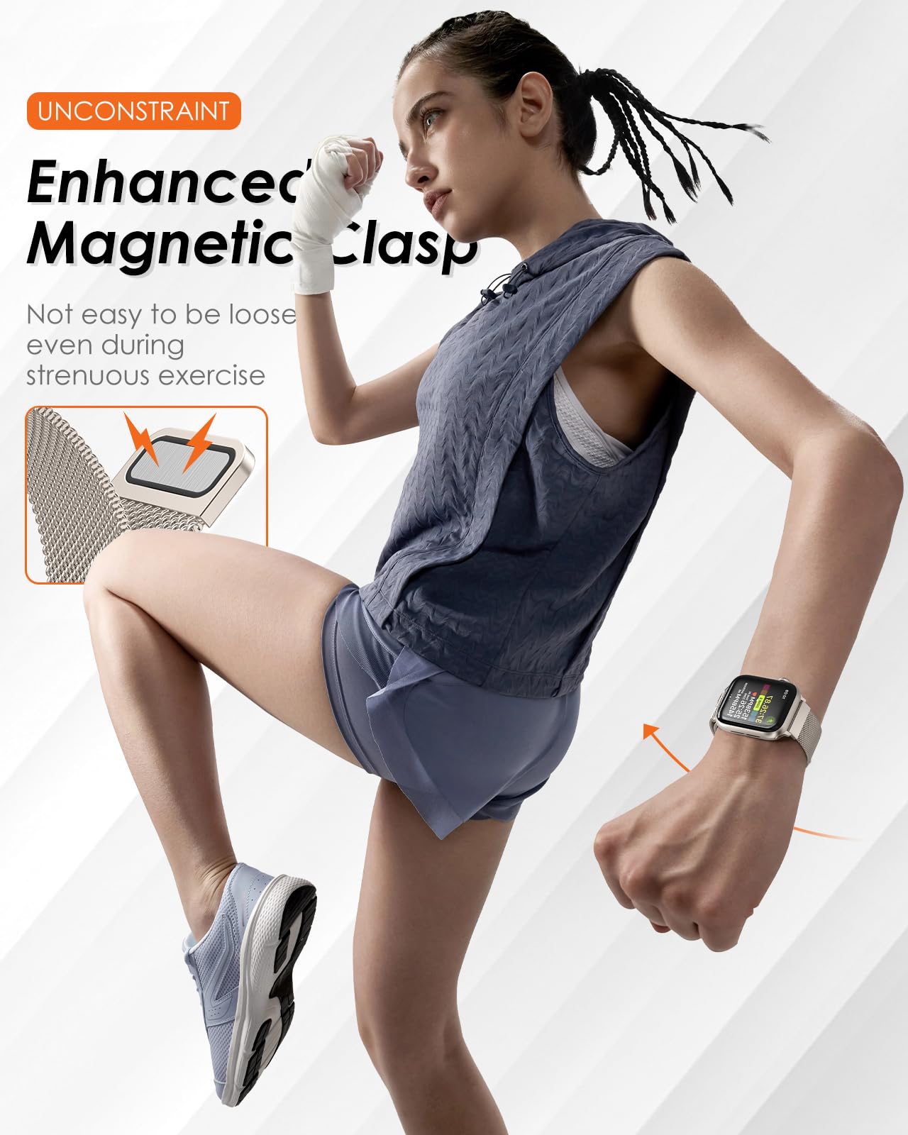Milanese Strap For apple Watch - Milanese Loop Magnetic recension och pris