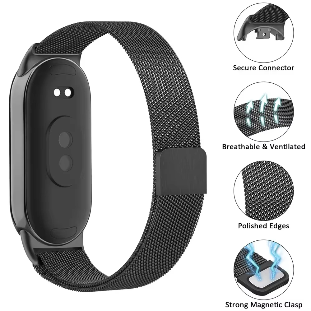 Metal Milanese Loop Strap For  - Milanese Loop Magnetic recension och pris