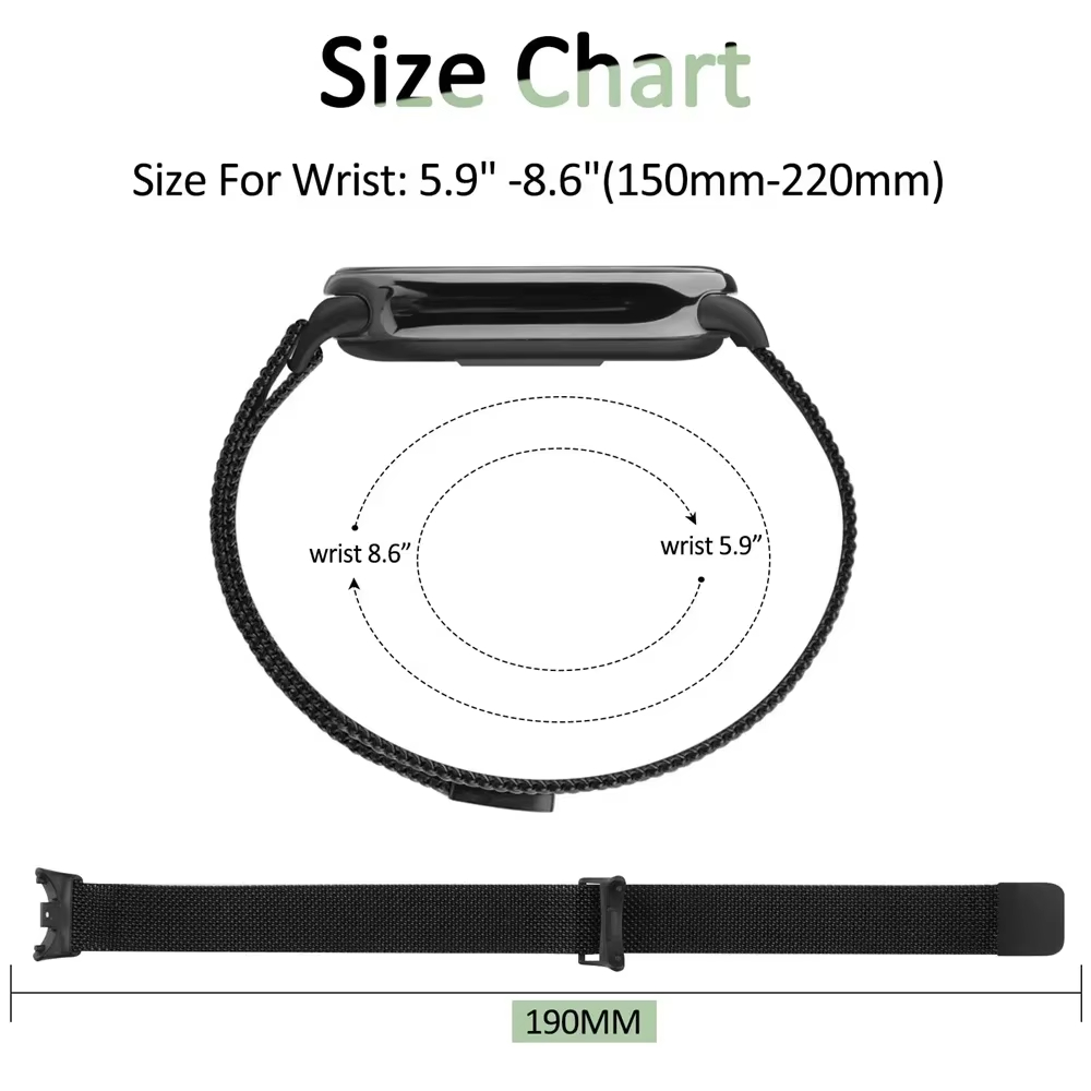 Metal Milanese Loop Strap For  - Milanese Loop Magnetic recension och pris