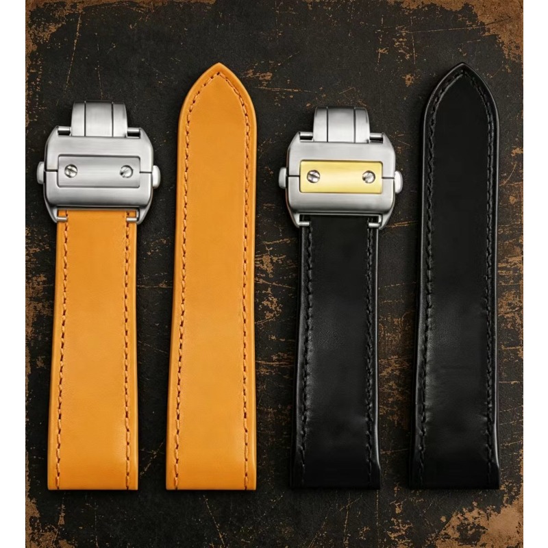 Genuine Lea/ther Watch Strap f - Cartier Watch Santos recension och pris