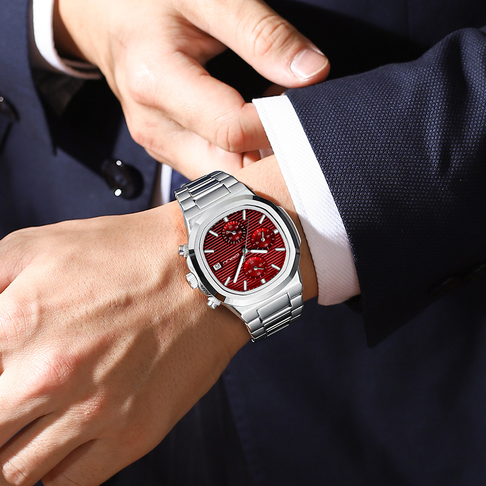 CRRJU Luxury Man Watch Busines - Patek Philippe Watch Nautilus recension och pris